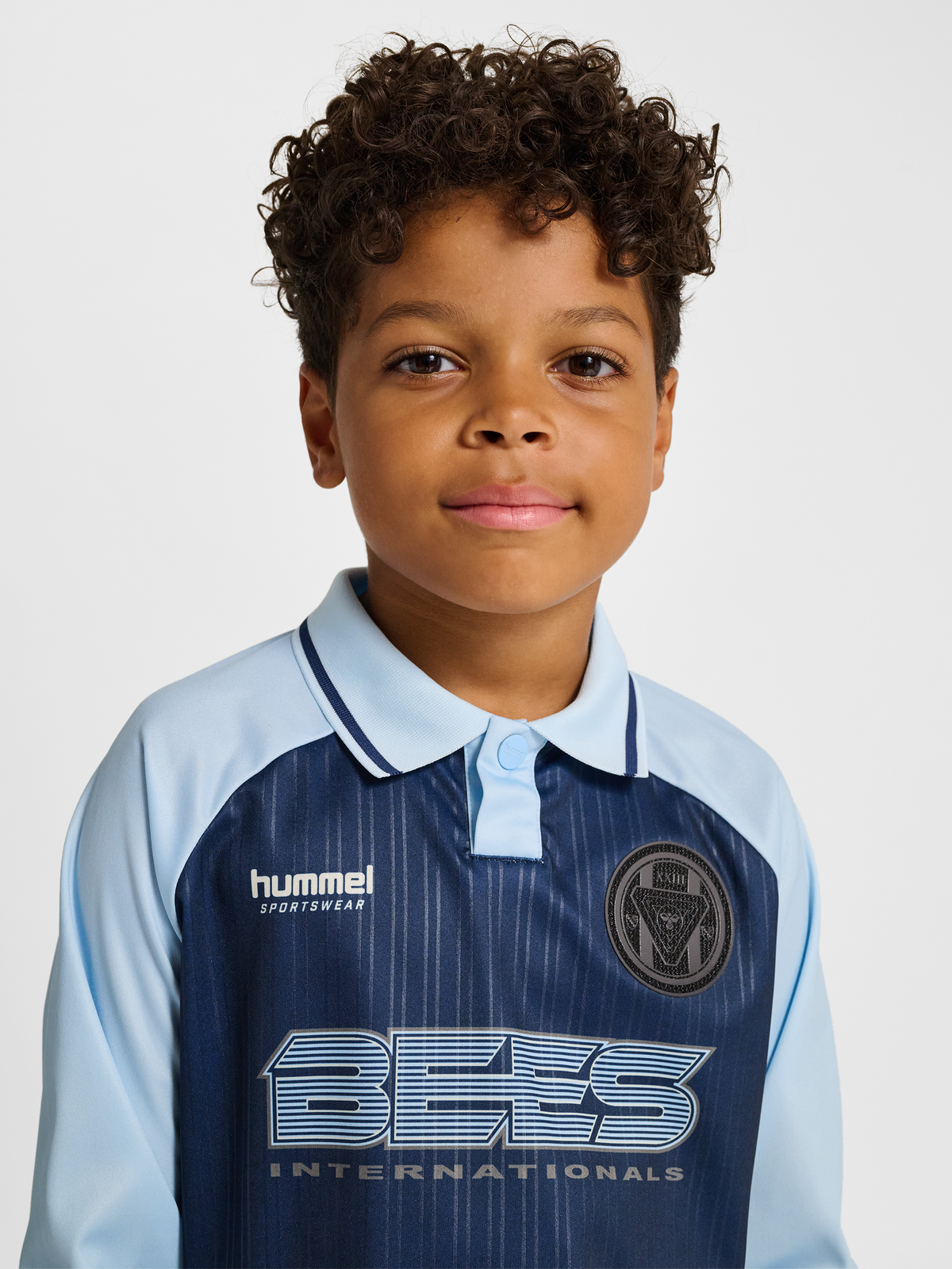 hmlJR LOOSE STRIPE SOCCER JERSEY LS