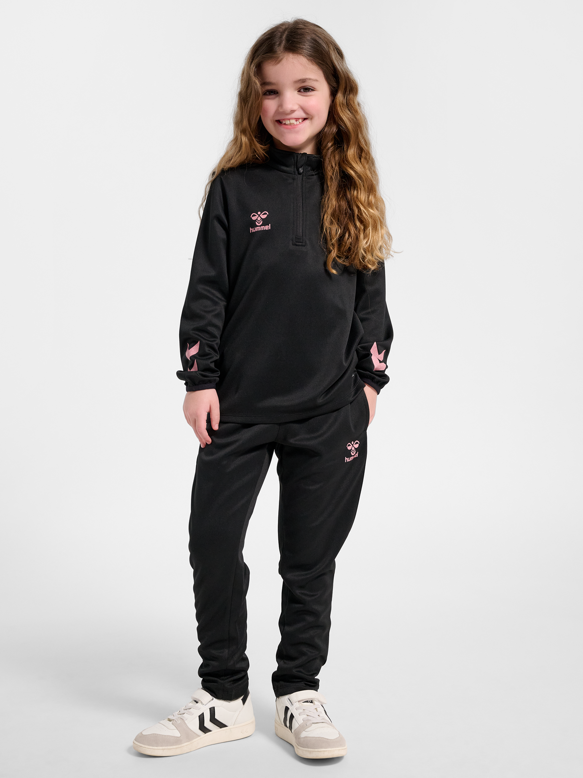 hmlSHIMMER HALF ZIP KIDS
