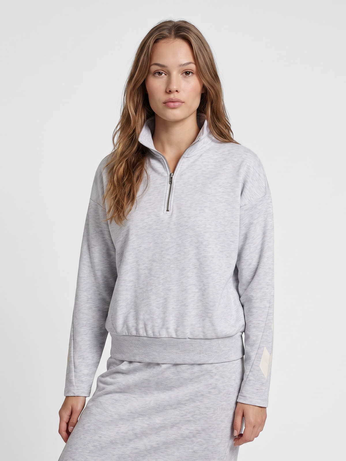 hmlI-D ZIP POLO SWEATSHIRT
