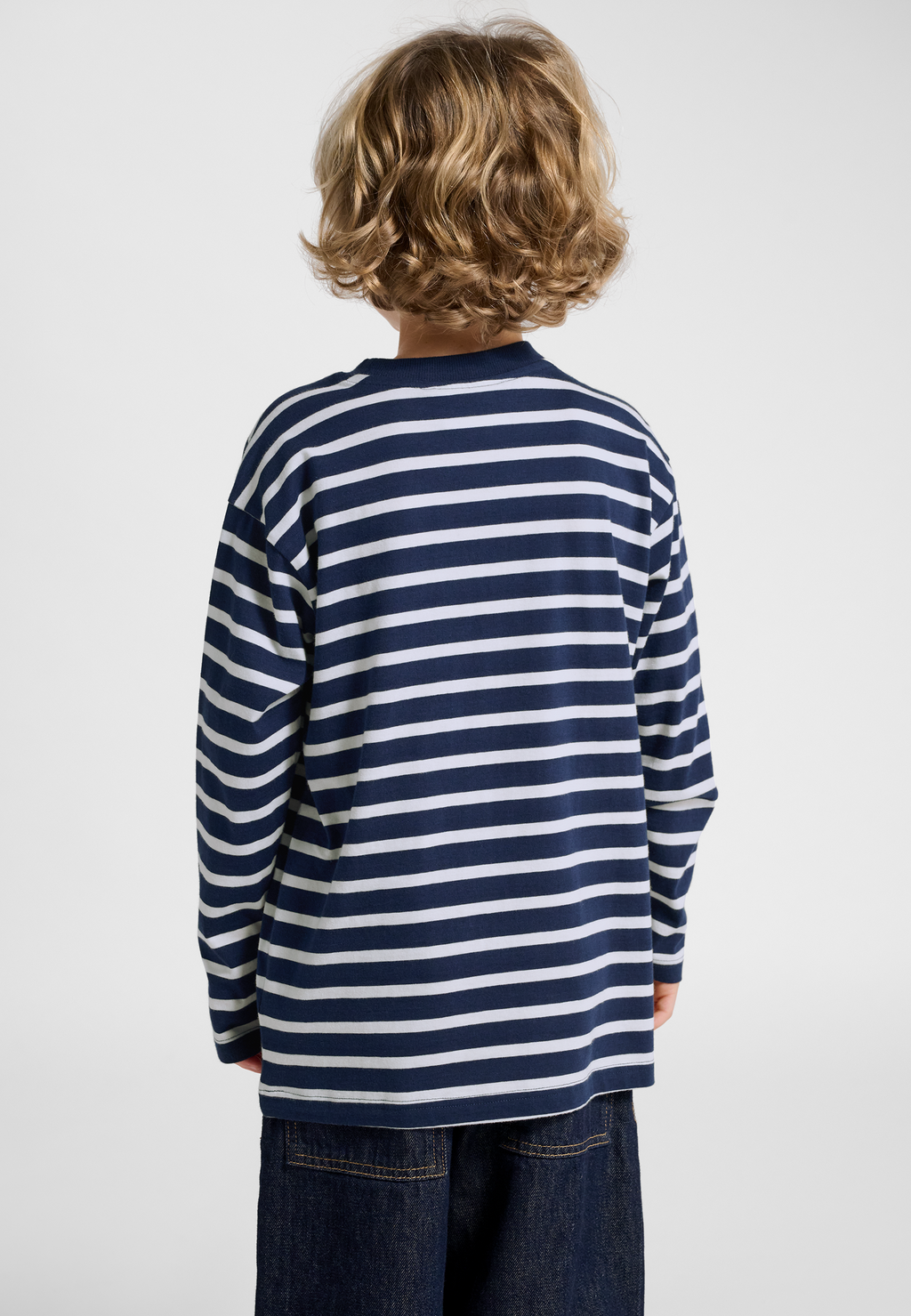 hmlJR LOOSE STRIPE T-SHIRT L/S BEE
