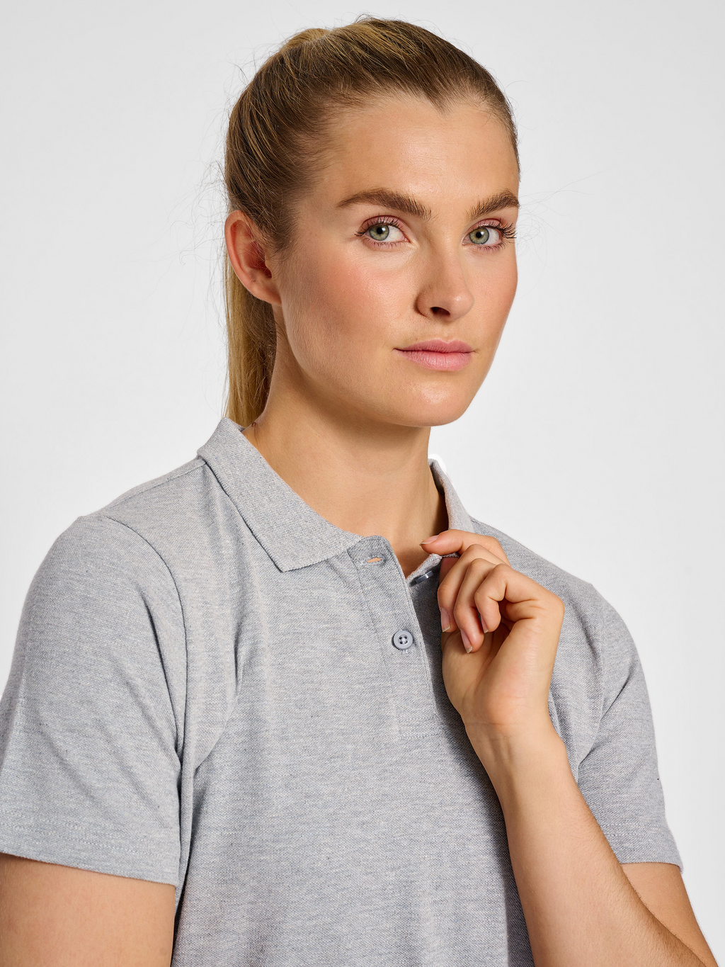 hmlRED CLASSIC POLO WOMAN