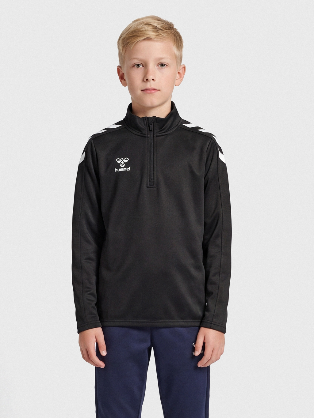 hmlCORE XK HALF ZIP POLY SWEAT KIDS