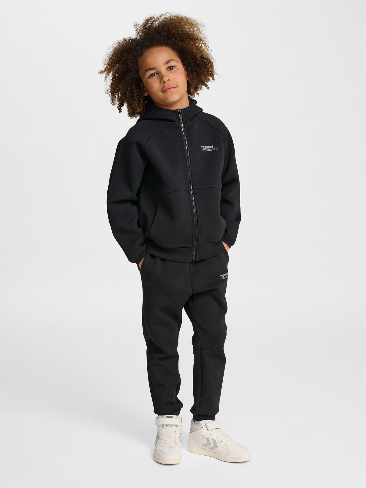 hmlJR TECH FLEECE ZIP HOODIE
