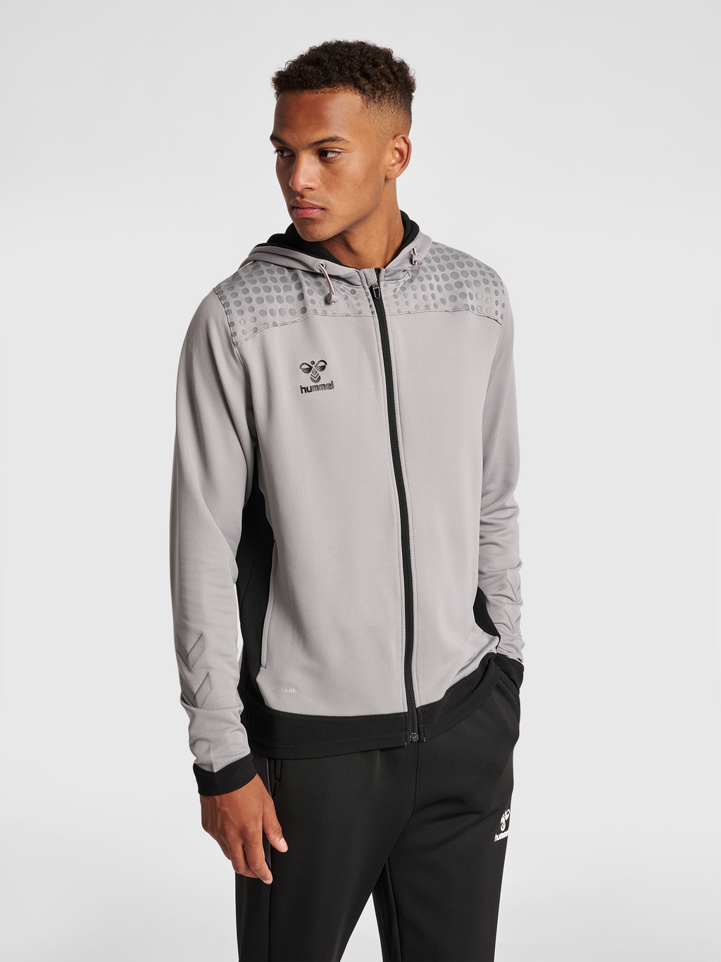 hmlLEAD ZIP POLY HOODIE