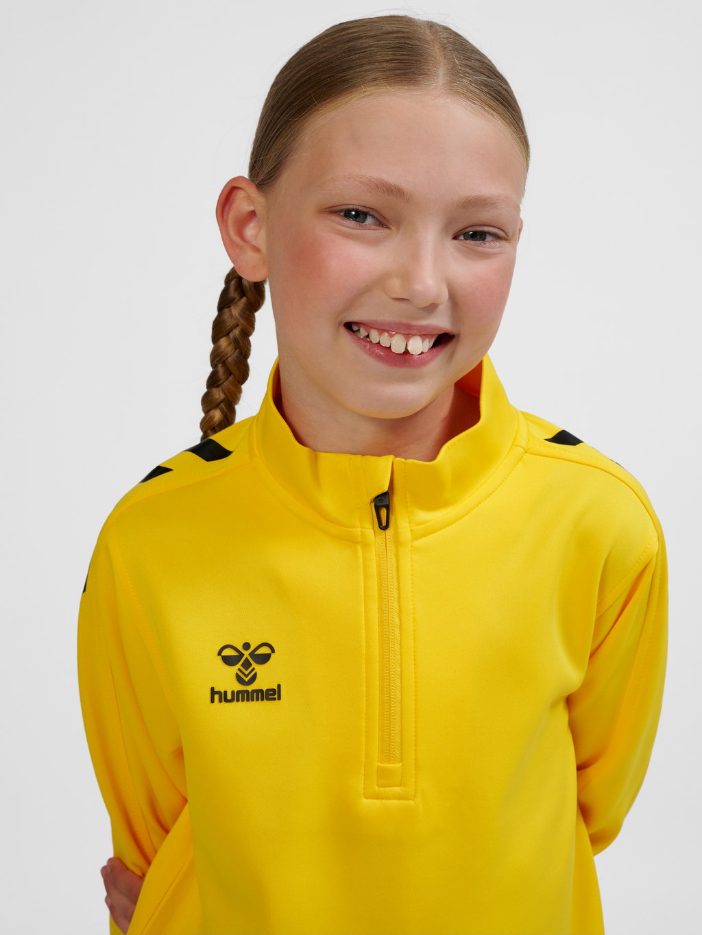 hmlCORE XK HALF ZIP POLY SWEAT KIDS