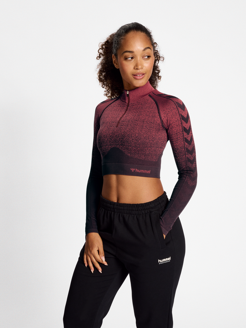 hmlMT FADE SEAMLESS HALF ZIP