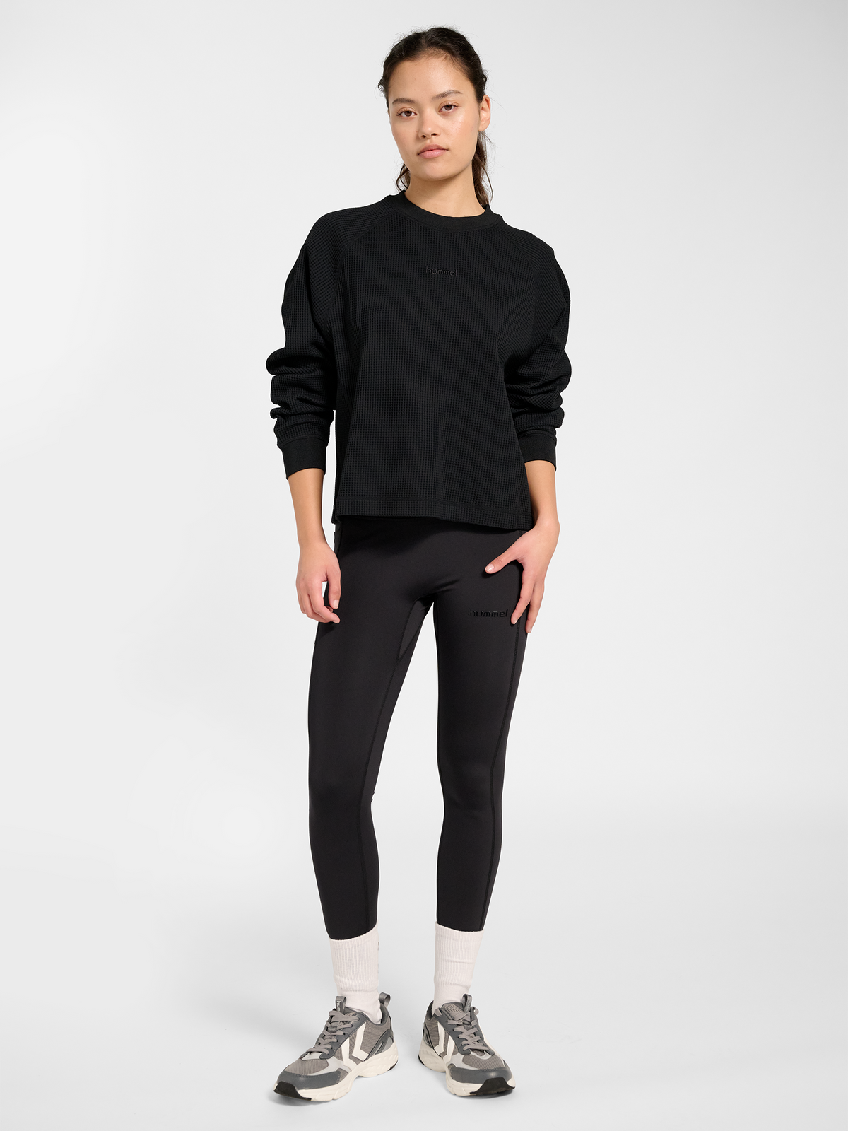 hmlSOFT WAFFLE W T-SHIRT L/S