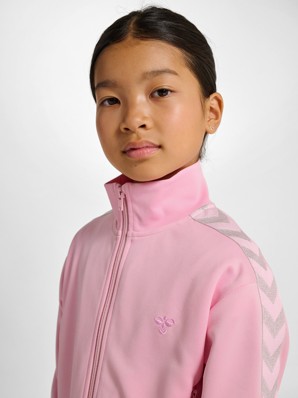 hmlJR REG POLY TAPE GIRL ZIP JACKET
