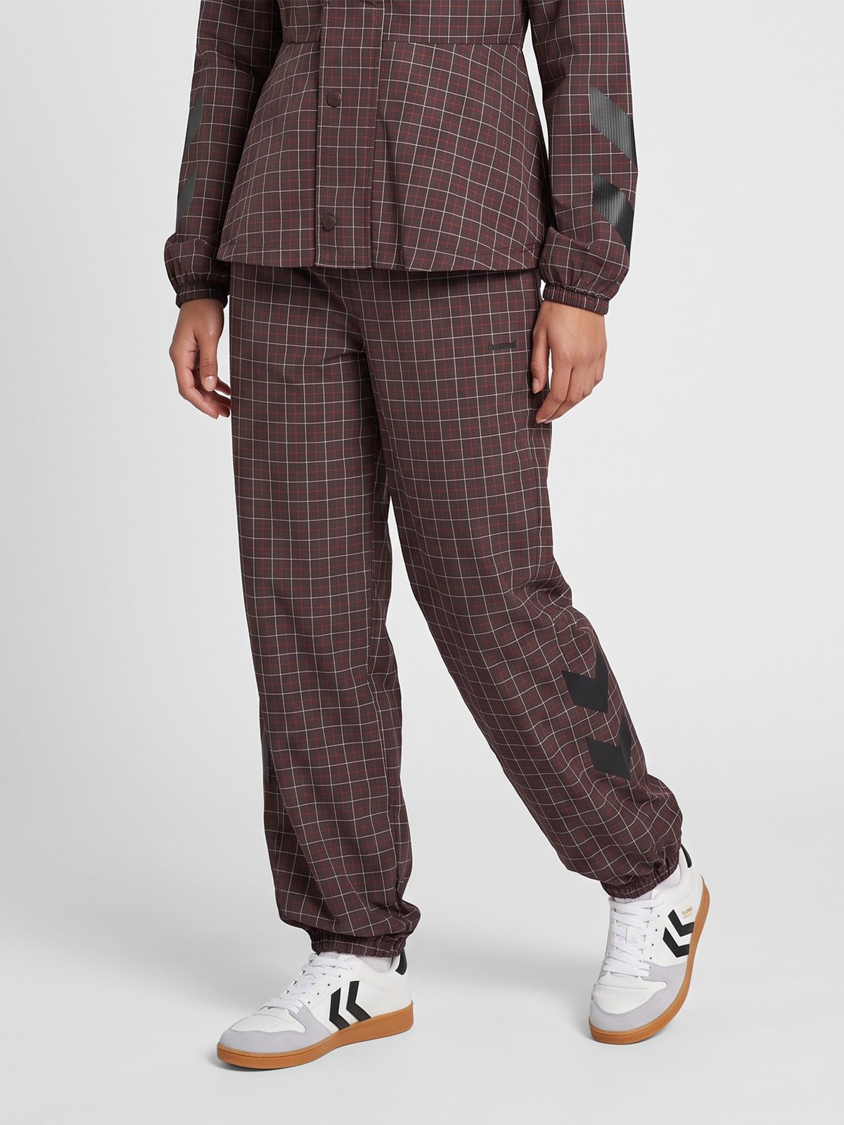 hmlI-D BALLOON CHECK TROUSERS