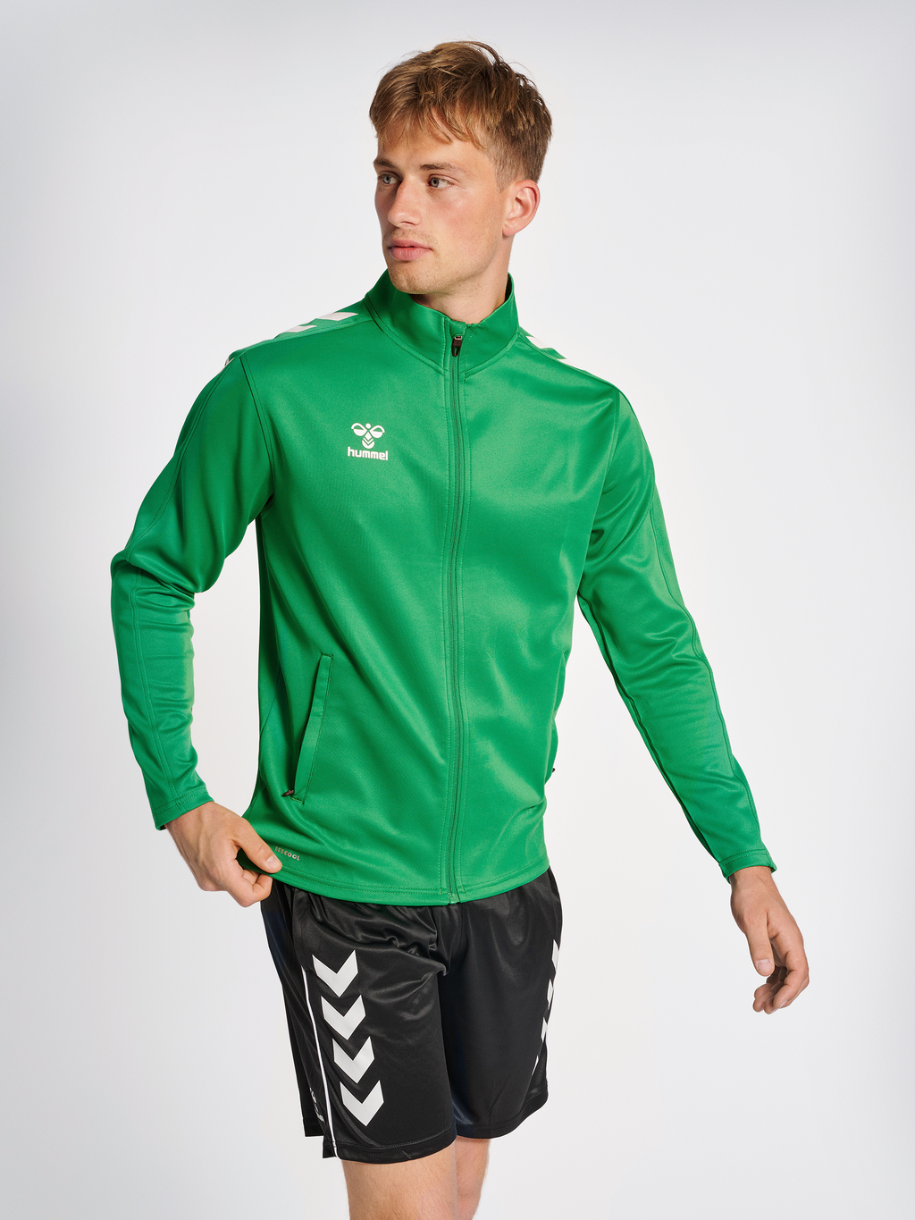 hmlCORE XK POLY ZIP SWEAT