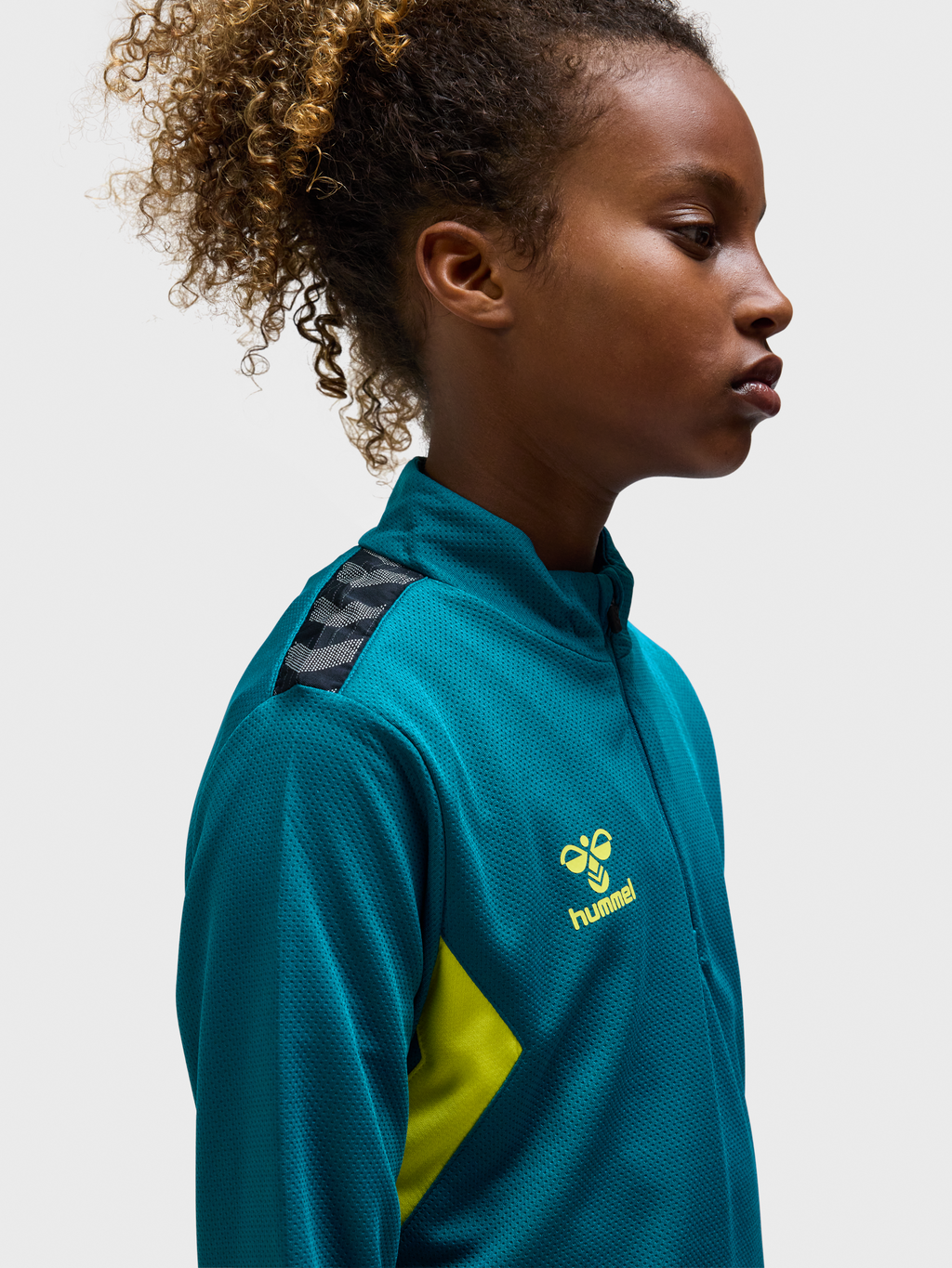 hmlAUTHENTIC HALF ZIP SWEAT KIDS