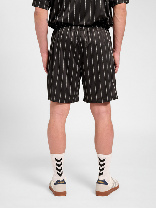 Chevron Pinstripe Shorts