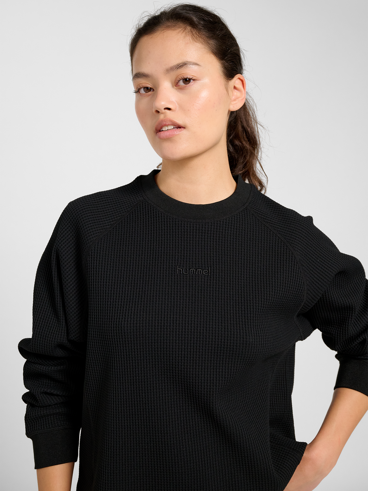 hmlSOFT WAFFLE W T-SHIRT L/S