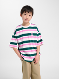 hmlJR SILLY S/S BOXY T-SHIRT STRIPE