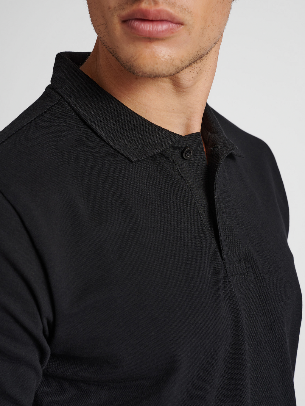hmlRED STRETCH POLO