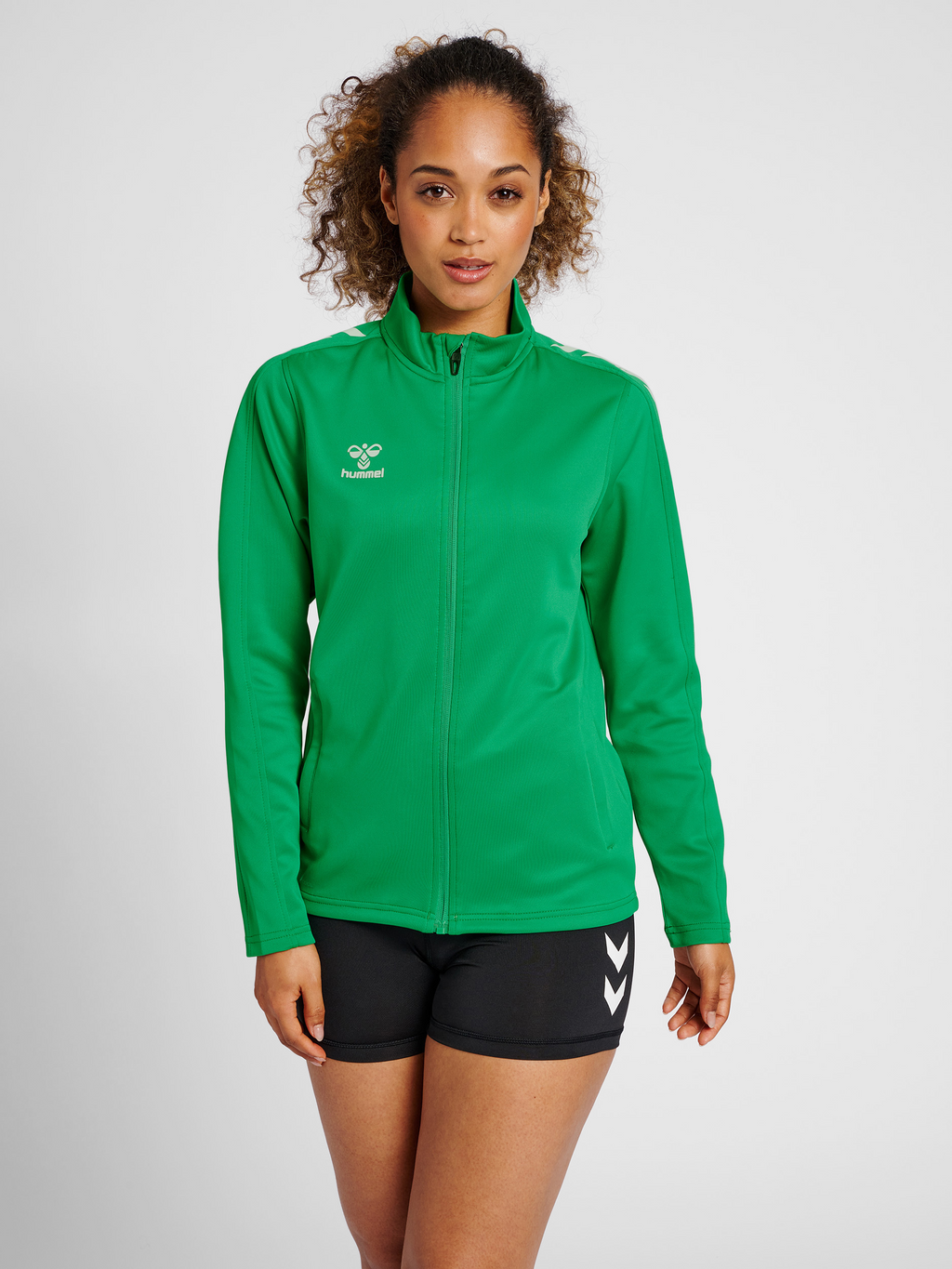 hmlCORE XK POLY ZIP SWEAT WOMAN