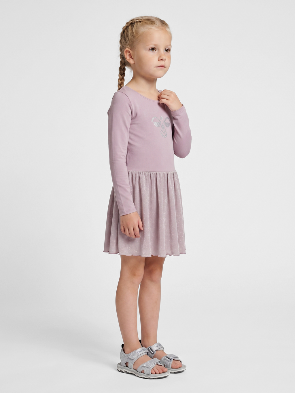 hmlJR GLITTER TIGHTS GYMSUIT L/S