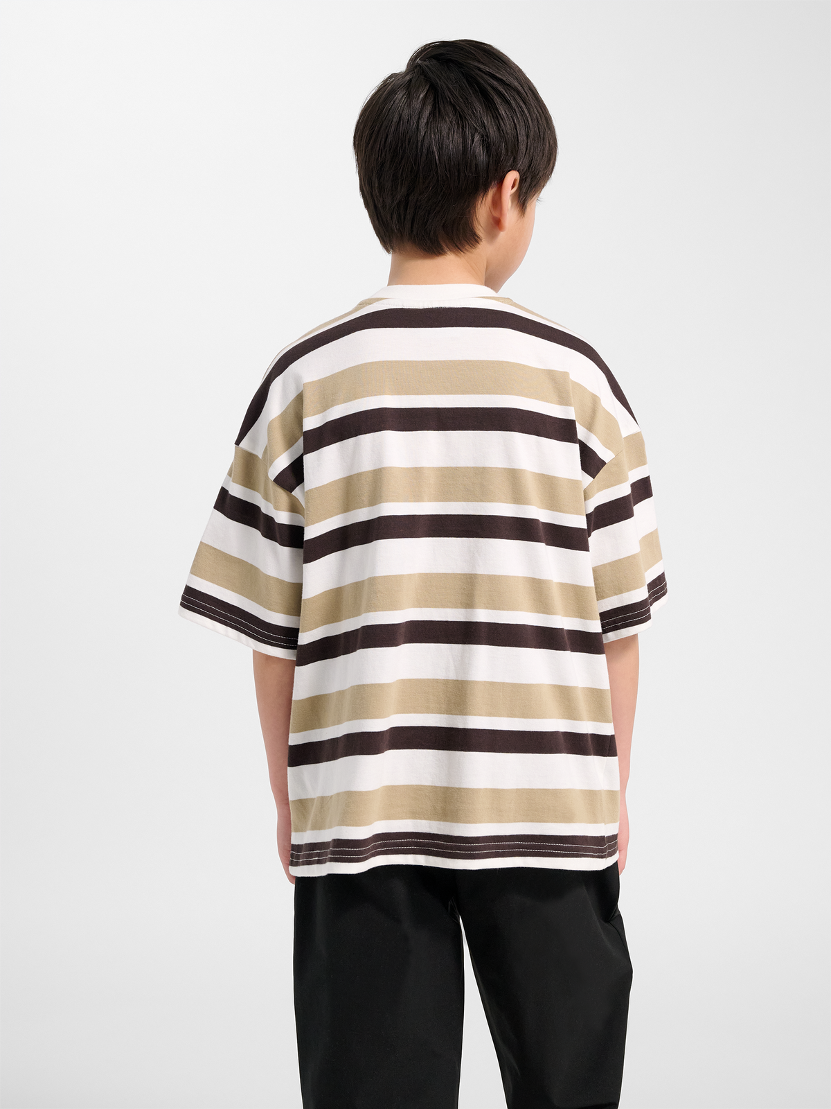 hmlJR SILLY S/S BOXY T-SHIRT STRIPE