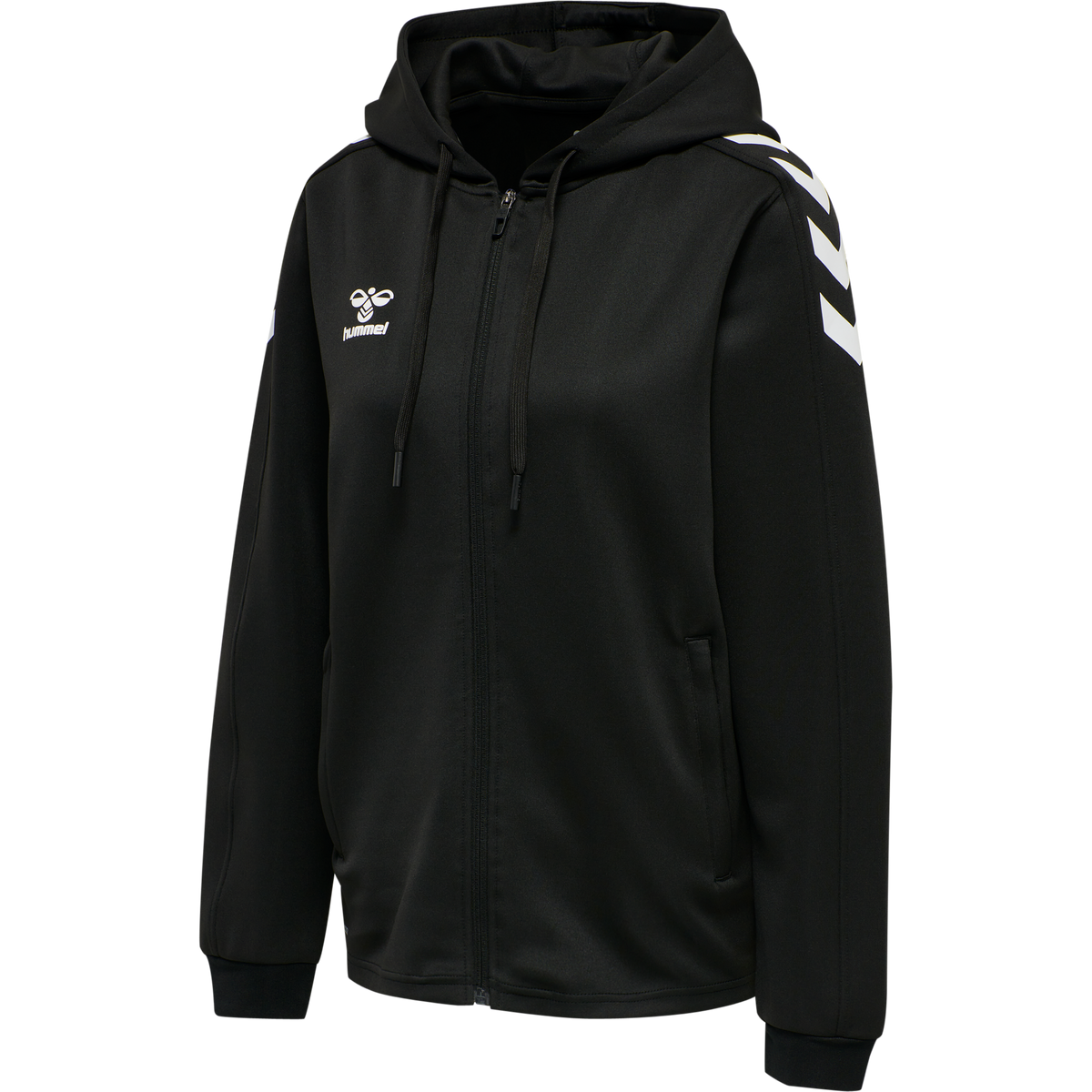 hmlCORE XK POLY ZIP HOOD SWEAT WOMA