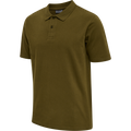 hmlRED STRETCH POLO