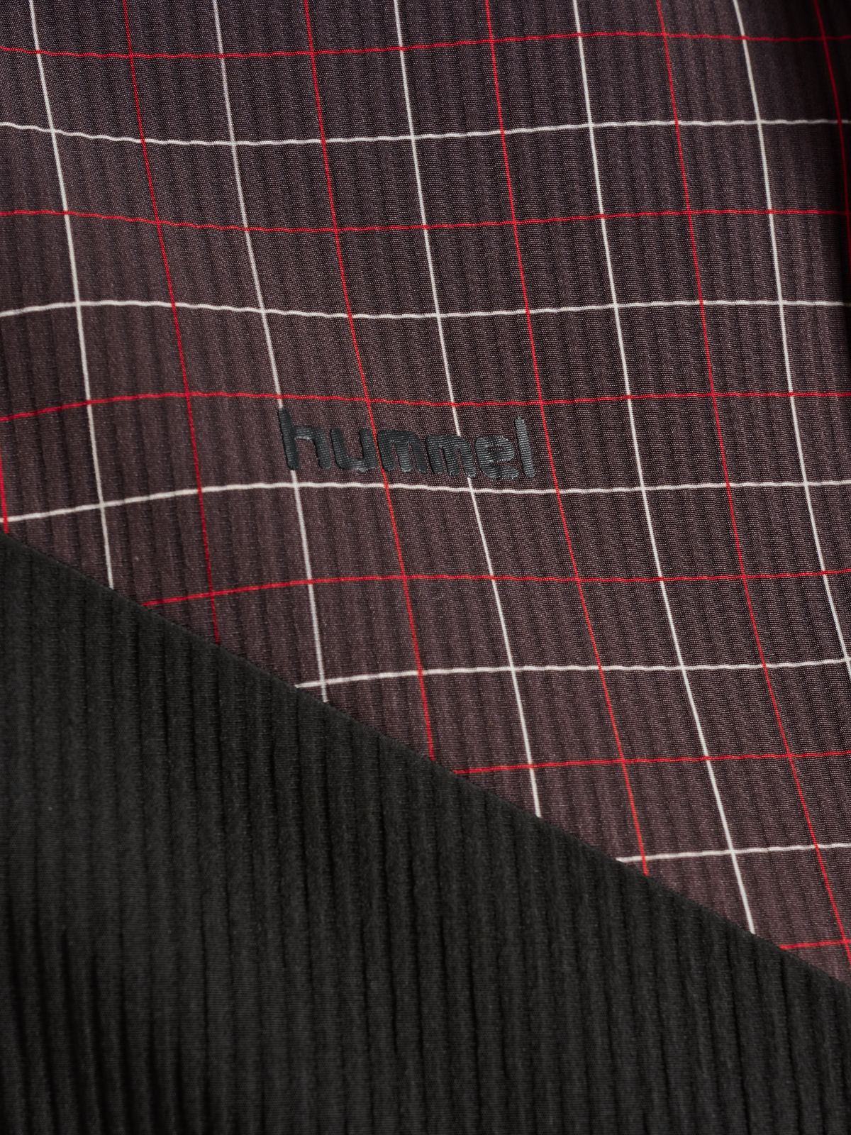hmlI-D FUNNEL NECK CHECK JACKET