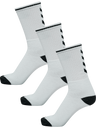 hml3-PACK SINGLE STRIPE CREW SOCK