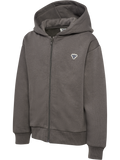 hmlJR LOOSE ZIP HOODIE BEE