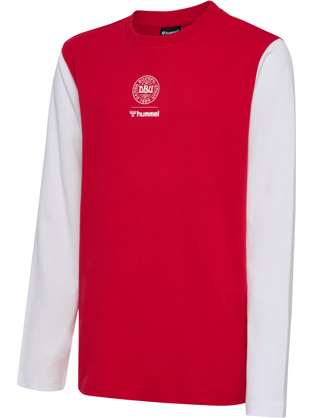 DBU 26 FAN RED-WHITE TEE LS KIDS