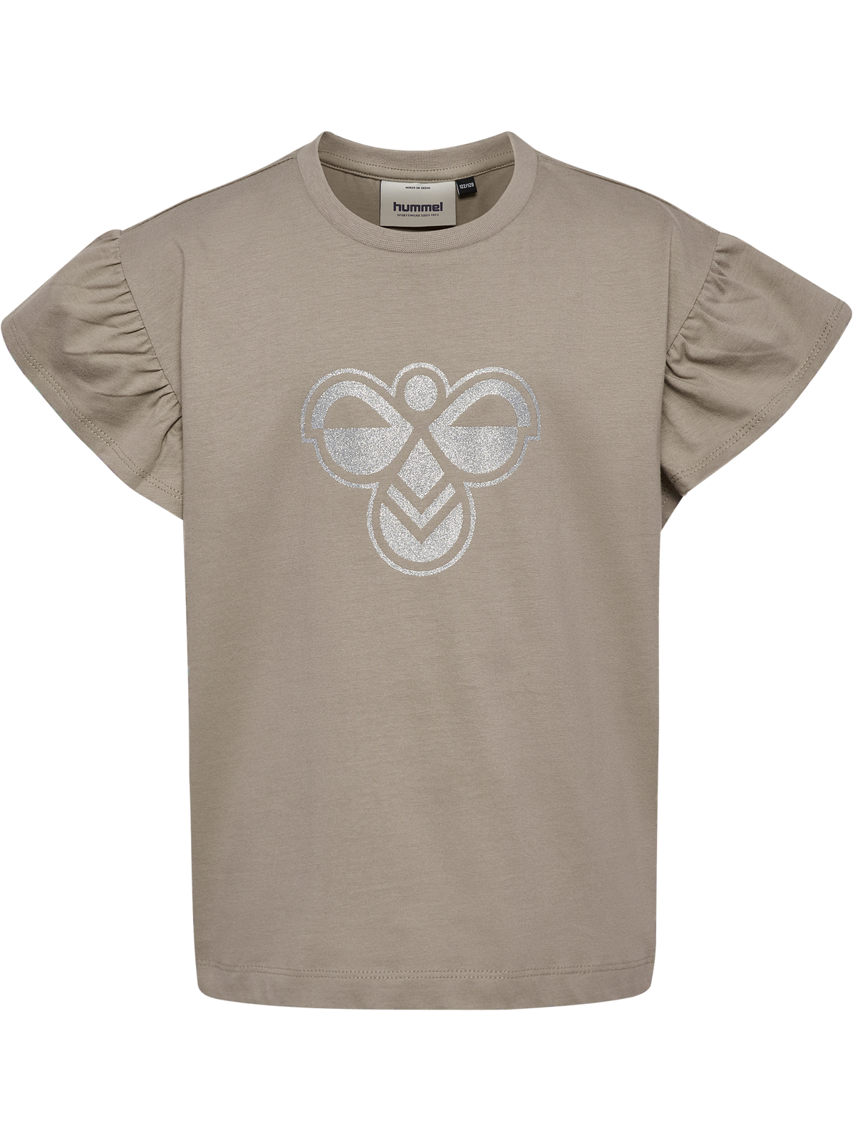 hmlJR RUFFLE T-SHIRT SS BIG BEE