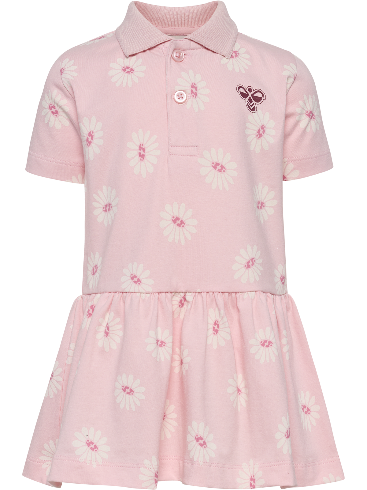 hmlMINI REG FLOWER POLO DRESS S/S