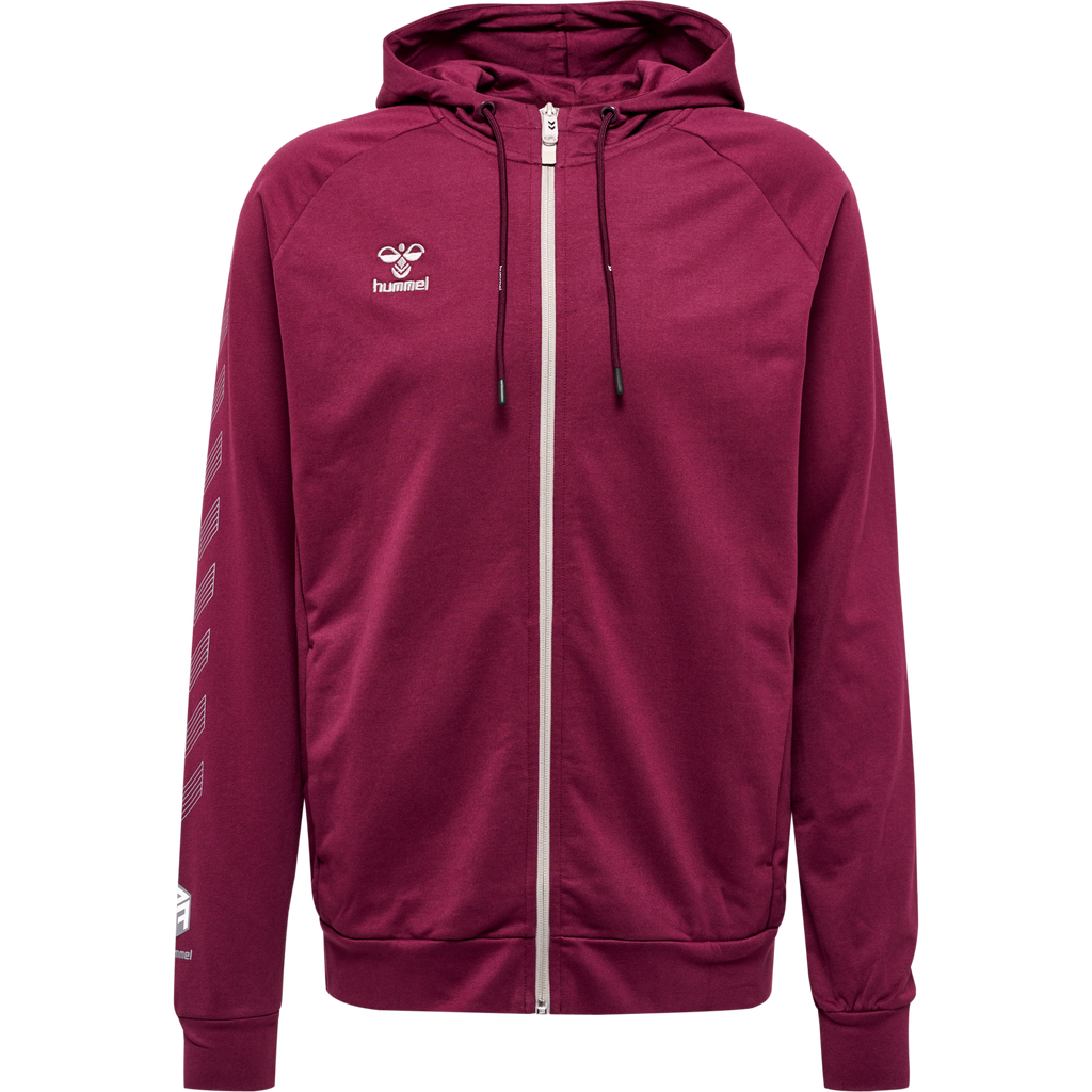 hmlMOVE GRID COTTON ZIP HOODIE