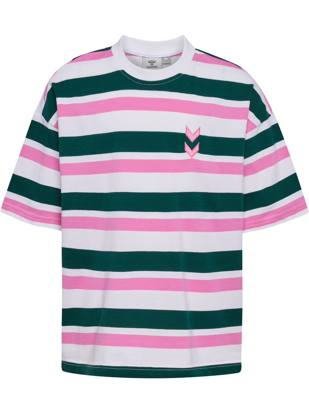 hmlJR SILLY S/S BOXY T-SHIRT STRIPE
