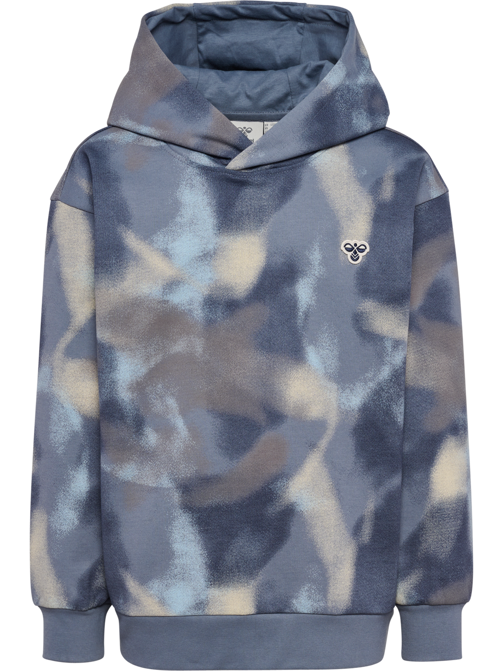 hmlJR LOOSE AOP HOODIE BEE