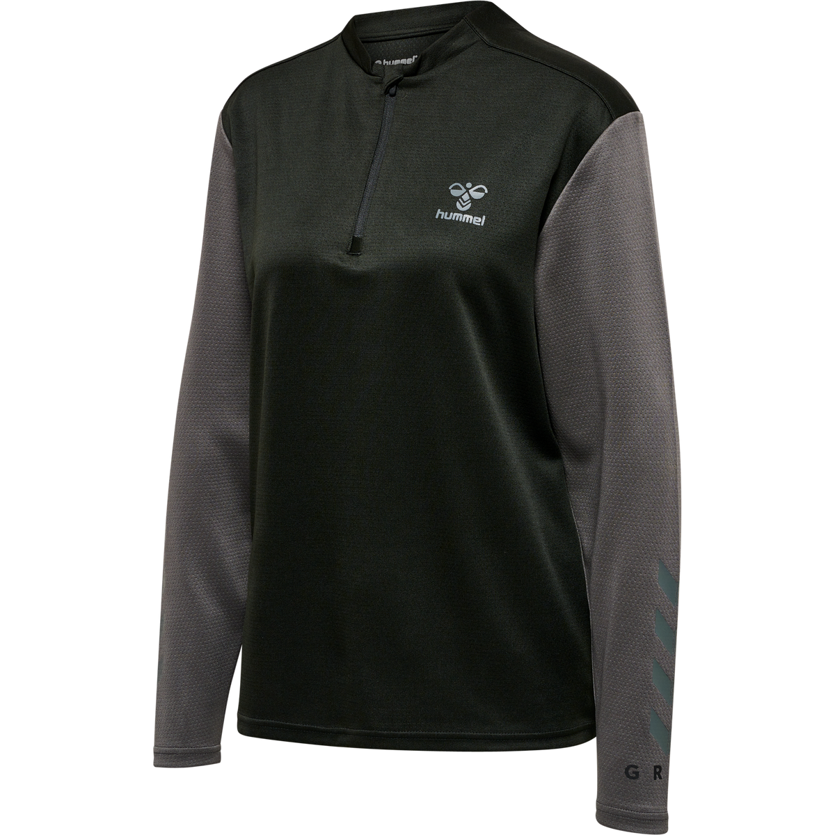 hmlONGRID 1/2 ZIP POLY SWEAT WO