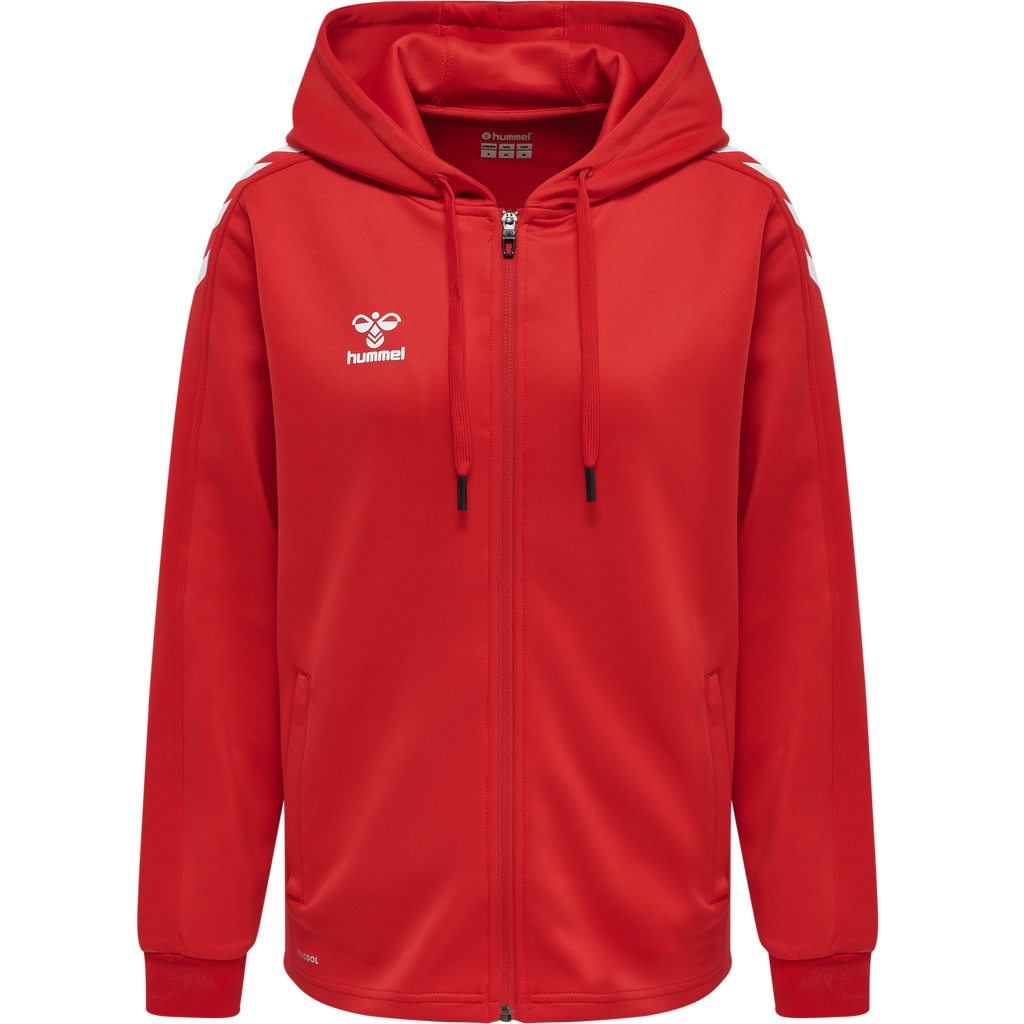 hmlCORE XK POLY ZIP HOOD SWEAT WOMA